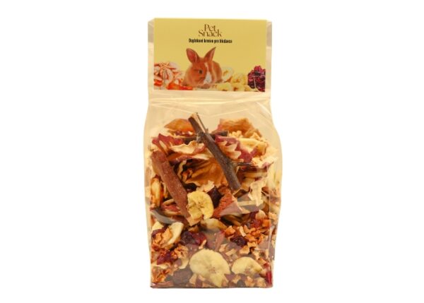 PetSnack VITALITY ovocná zmes s jabloňovým drievkom